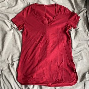 Lululemon Red Short Sleeve